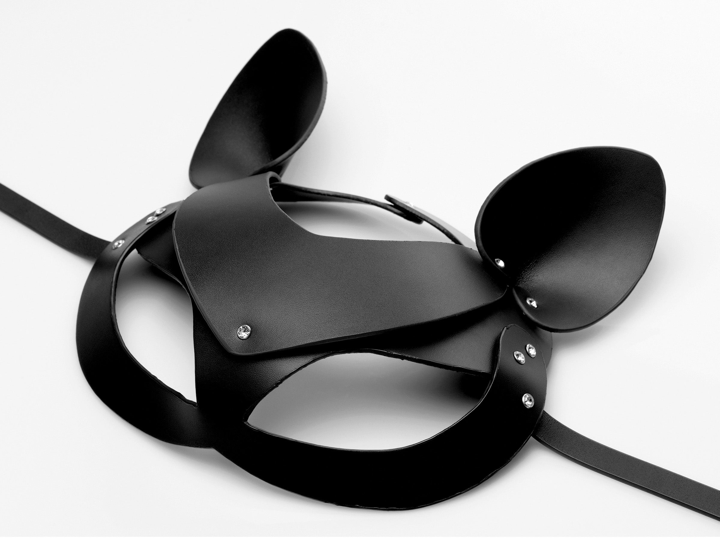 Cat Tail Anal Plug and Mask Set - ClubX